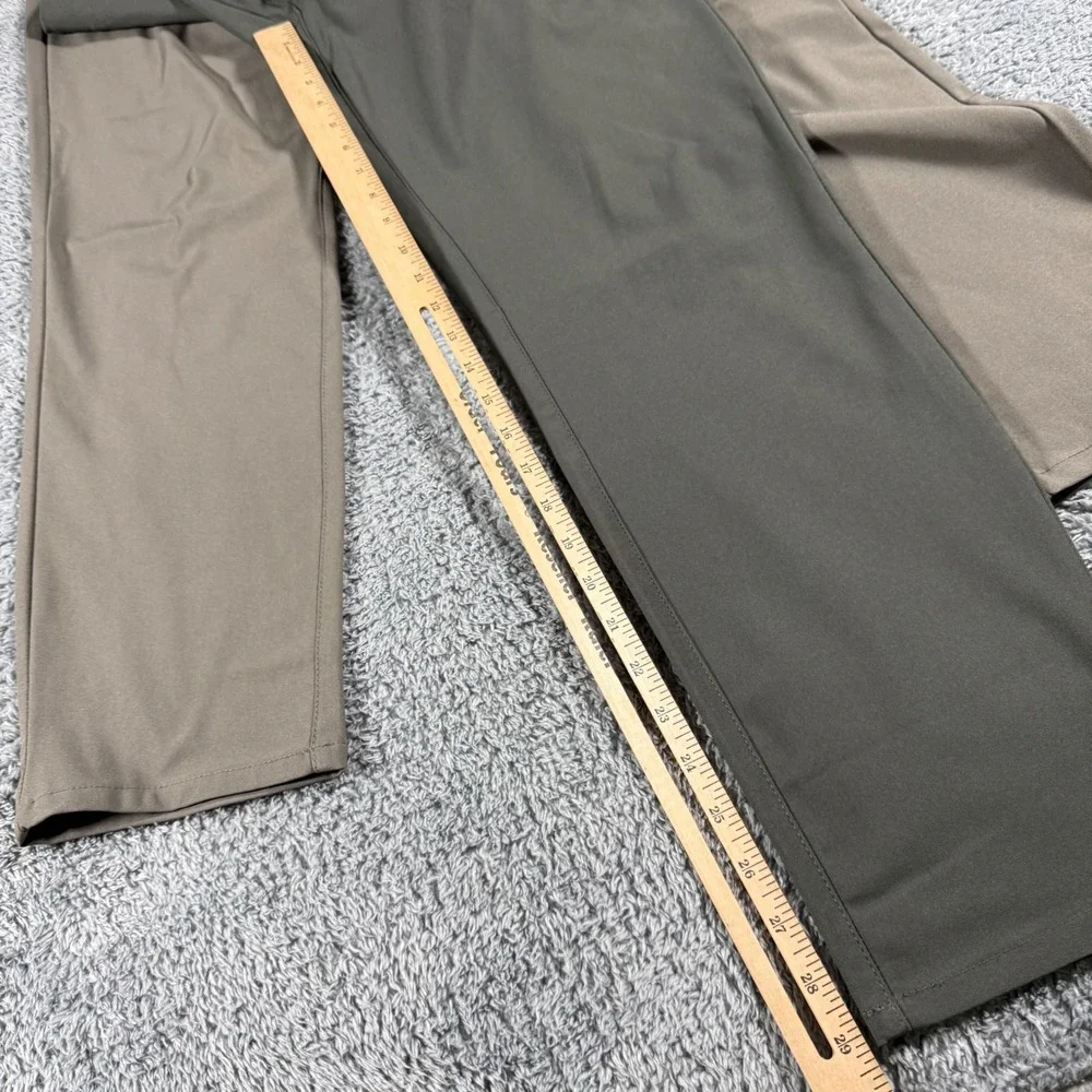 Lot of 2 Cuts AO Slim Fit Pants Mens 33x29 Performance Golf Chino Stretch Comfo
